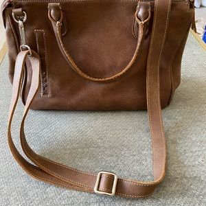 Roots genuine leather shoulder/ crossbody bag